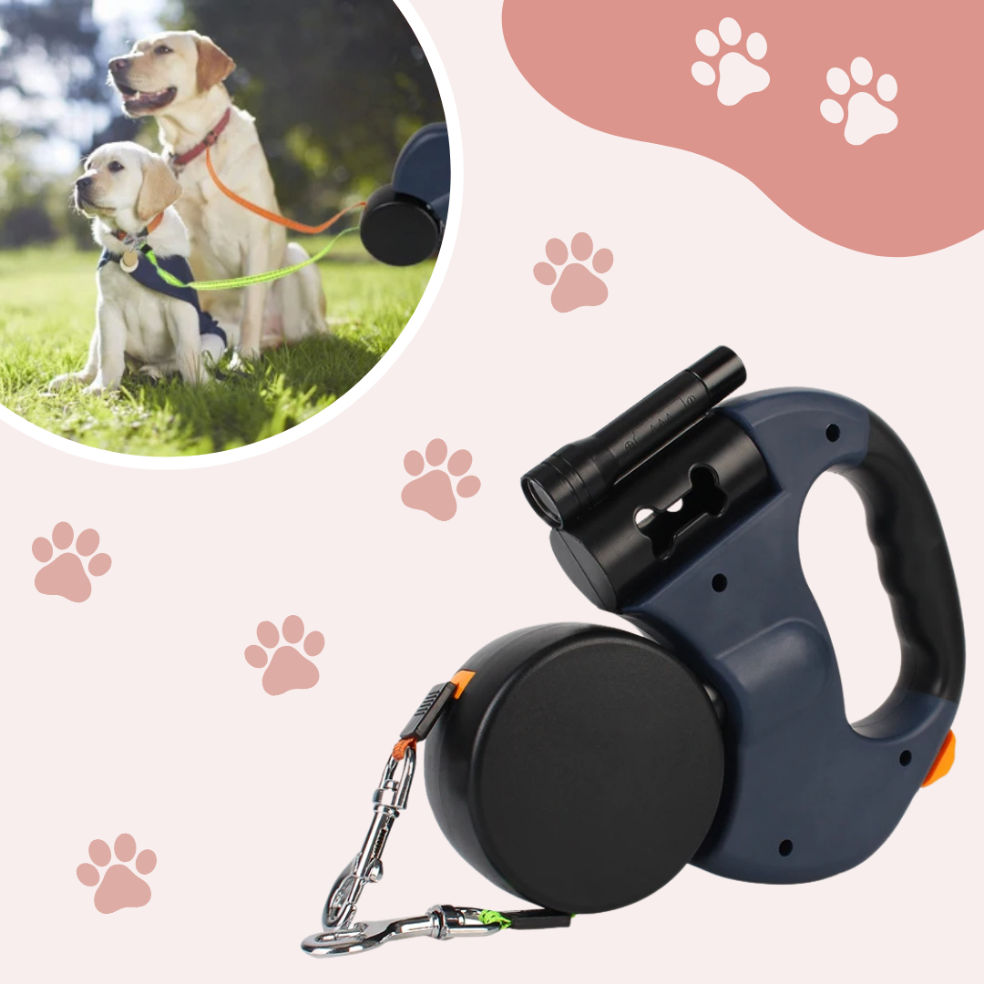 DuoFlex – Die 2-in-1 Anti-Verknotungs-Hundeleine für zwei Hunde